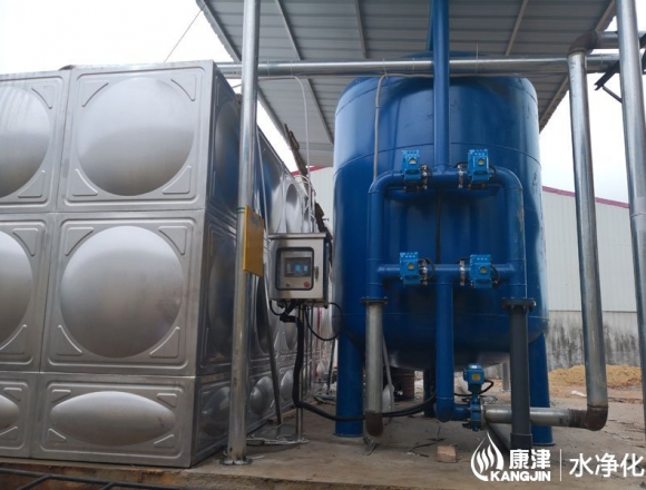 壓力式一體式凈水器，石英砂過濾器 全自動壓力式凈水器